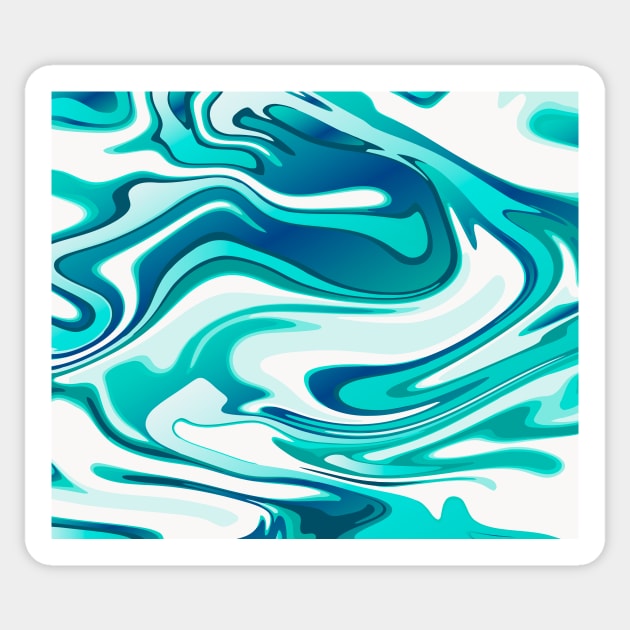 Abstract color Sticker by timegraf